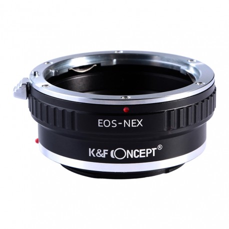 Adaptador K&F Concept de objetivos Canon EOS para Sony NEX