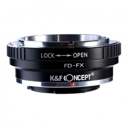 Adaptador K&F Concept de objetivos Canon-FD para Fuji-X