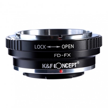 Adaptador K&F Concept de objetivos Canon-FD para Fuji-X