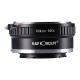 K&F Concepts adapter for Nikon lens to Sony E-mount