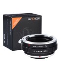 K&F Concept Adapter for Sony-A(Reflex) /Minolta-AF lens to Fuji-X