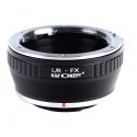 K&F Concept Objektiv Adapterring für Leica R Mount Objektive auf Fujifilm X-Mount Bajonett