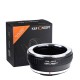 K&F Concept Adapterring für Olympus OM Objektiv auf micro-4/3 Kamera