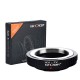 Adaptador K&F concepts de objetivos rosca Leica-M39 para Fuji-X