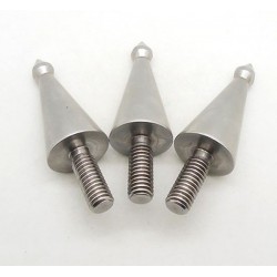 Kit of 3 stainless steel Spikes for Tripod.