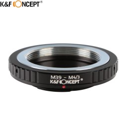 Adaptador K&F Concept  Leica rosca M39 para Olympus micro 4/3