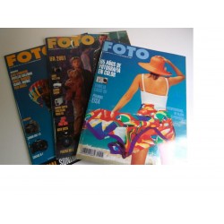 Lote 3 revistas FOTO año 2001 (nº 225, 226 y 227)
