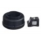 Adapter for Yashica/Contax lens to Fuji-X mount (eco)(with tripod mount)