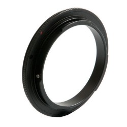 Anillo inversor K&F para montura Canon EOS EF  y EFs 62mm