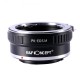 Pentax K Objektive zu Canon EOS M Kamera Mount Adapter