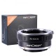 Pentax K Objektive zu Canon EOS M Kamera Mount Adapter