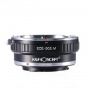 Adaptador K&F concept de objetivos Canon-EOS para Canon EOS-M