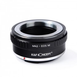Adaptador K&F concept de objetivos M42 para Canon EOS-M