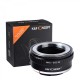 Adaptador K&F concept de objetivos M42 para Canon EOS-M