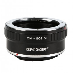 Adaptador K&F concept de objetivos Olympus-OM para Canon EOS-M