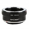 Adaptador K&F concept de objetivos Olympus-OM para Canon EOS-M