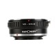 Minolta-MD Lenses to Canon EOS M Camera Mount Adapter