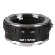 Minolta MD Lenses to Sony NEX E Camera Mount Copper Adapter