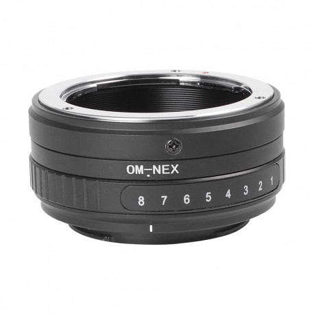 Tilt adapter for OM lens to Sony-E mount