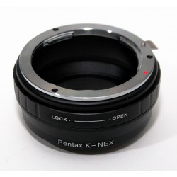 Adaptador objetivos Pentax-K para Sony NEX
