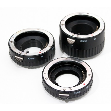 Tubos extensión AF para Sony Alpha