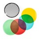 Quadralite Reporter Kit filtros de gel y rejilla