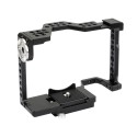 Caja tipo jaula  con  accesorio Rosette estilo Arri para Sony A7 II, A7R II, A7S II, A7 III, a7R III, Serie A9