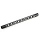 Barra 15mm con perforaciones 1/4 y 3/8 (197mm)