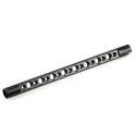 Barra 15mm con perforaciones 1/4 y 3/8 (197mm)