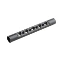Barra 15mm con perforaciones 1/4 y 3/8 (125mm)