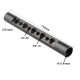 Barra 15mm con perforaciones 1/4 y 3/8 (125mm)