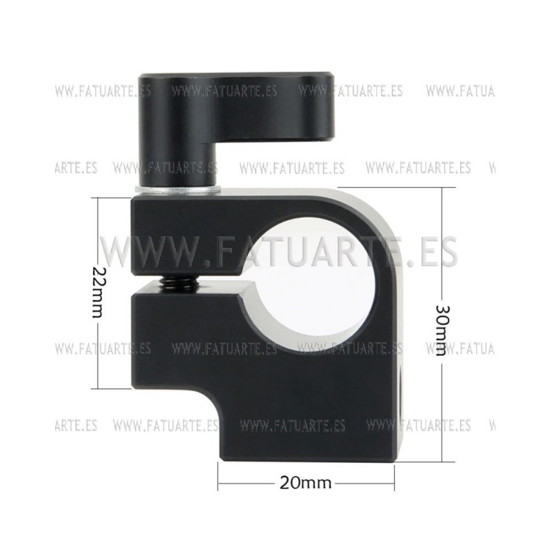 thumbnail image 2 of NICEYRIG Mini Mounting Plate With 15mm Rod Clamp For Camera Monitor & EVF Support 2 of 6