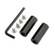 NICEYRIG Expansion rod for cameras with a length of 3.8 cm and a hole diameter of 15 mm.