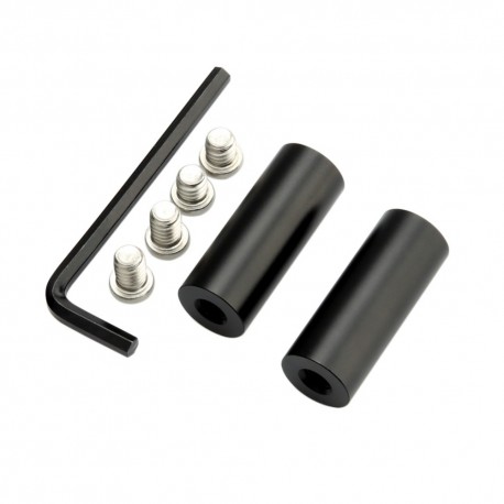 NICEYRIG Expansion rod for cameras with a length of 3.8 cm and a hole diameter of 15 mm.