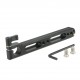 Perfil doble nato con abrazadera para barra de 15mm