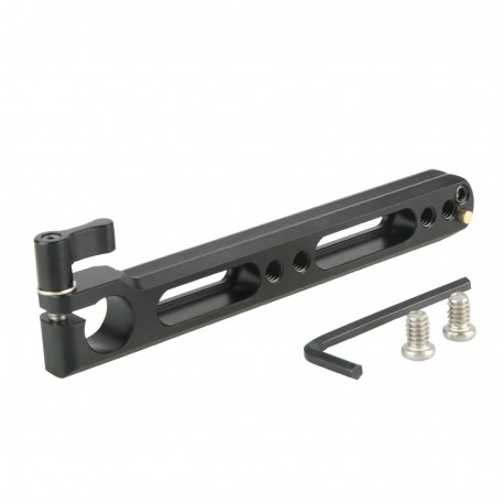 Perfil doble nato con abrazadera para barra de 15mm