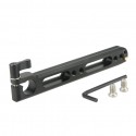 Perfil doble nato con abrazadera para barra de 15mm