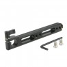 Perfil doble nato con abrazadera para barra de 15mm
