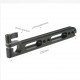 Perfil doble nato con abrazadera para barra de 15mm