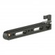 Perfil doble nato con abrazadera para barra de 15mm
