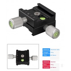 QR50B BEXIN Quick release clamp Detachable two way Flexible For Arca Swiss standard