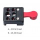 NICEYRIG Camera Rig Cage 1/4" 3/8" Screw fix 20-21 mm NATO Rail Clamp