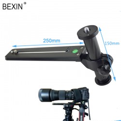 Bexin M250-50 Kamera Objektivstütze Telestütze mit Manfrotto Type