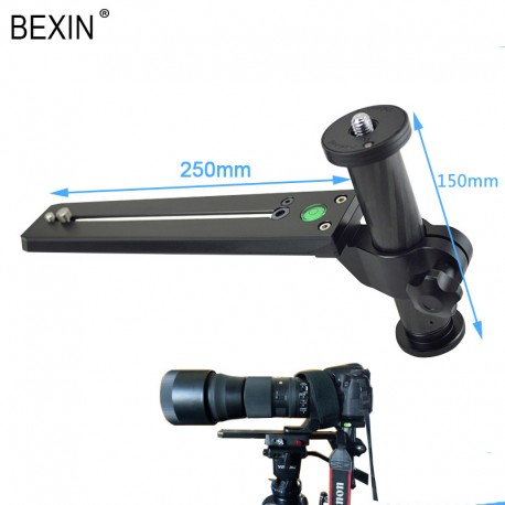 Bexin M250-50 Kamera Objektivstütze Telestütze mit Manfrotto Type
