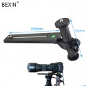 Bexin M250-50 Kamera Objektivstütze Telestütze mit Manfrotto Type
