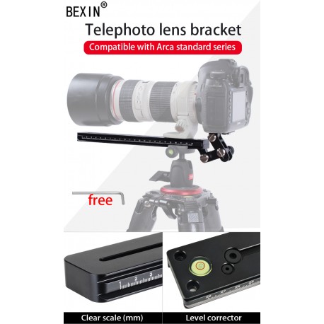 Soporte plegable Bexin M400-38 para cámara con tele largo