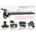 Bexin M250-50 Telephoto lens folding support for  Manfrotto