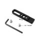 NICEYRIG 80mm NATO Rail with Cold Shoe Mount 1/4" Screw