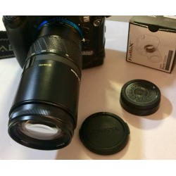 Objetivo Kyocera 70-210mm teleconvertido (x1,25) a Nikon