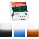 Conjunto de 3 filtros degradados de colores (Cokin Kit M Paisaje  H300-06)